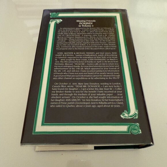 The Search For Missing Friends Irish Immigrant Advertisements Vol III 1854-1856 - Picture 2 of 5